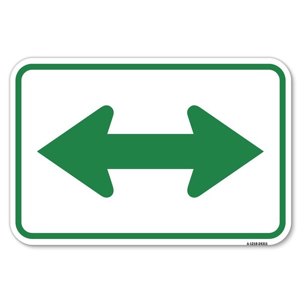 Signmission Safety Sign, 12 in Height, Aluminum, 18 in Length, 24311 A-1218-24311 - main